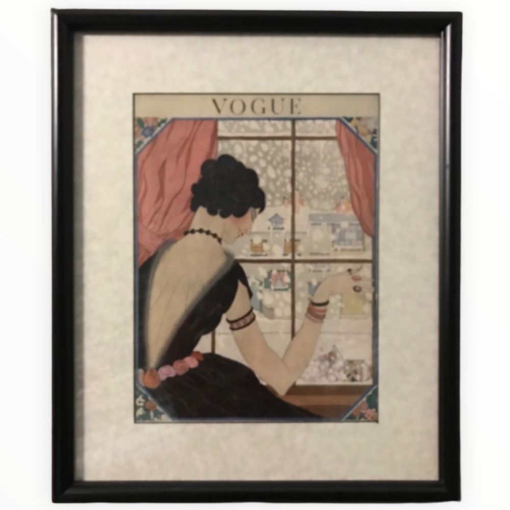 Vogue Magazine Cover December 15, 1920 Vintage